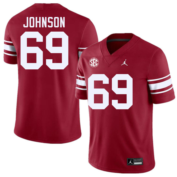 Oklahoma Sooners #69 Lane Johnson College Football Jerseys,Uniforms-Throwback